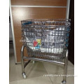 Low price wholesale Shopping Basket Shelf Support, Wire Basket Holder
